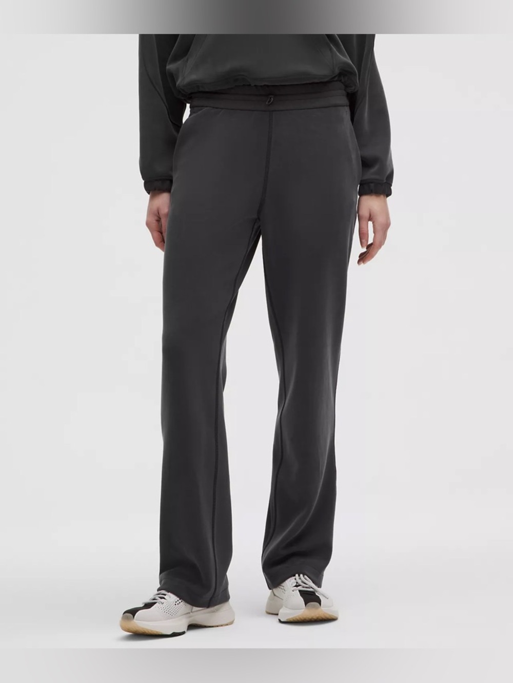 lululemon athletica Dark Gray Black Drawstring Jogger Pants